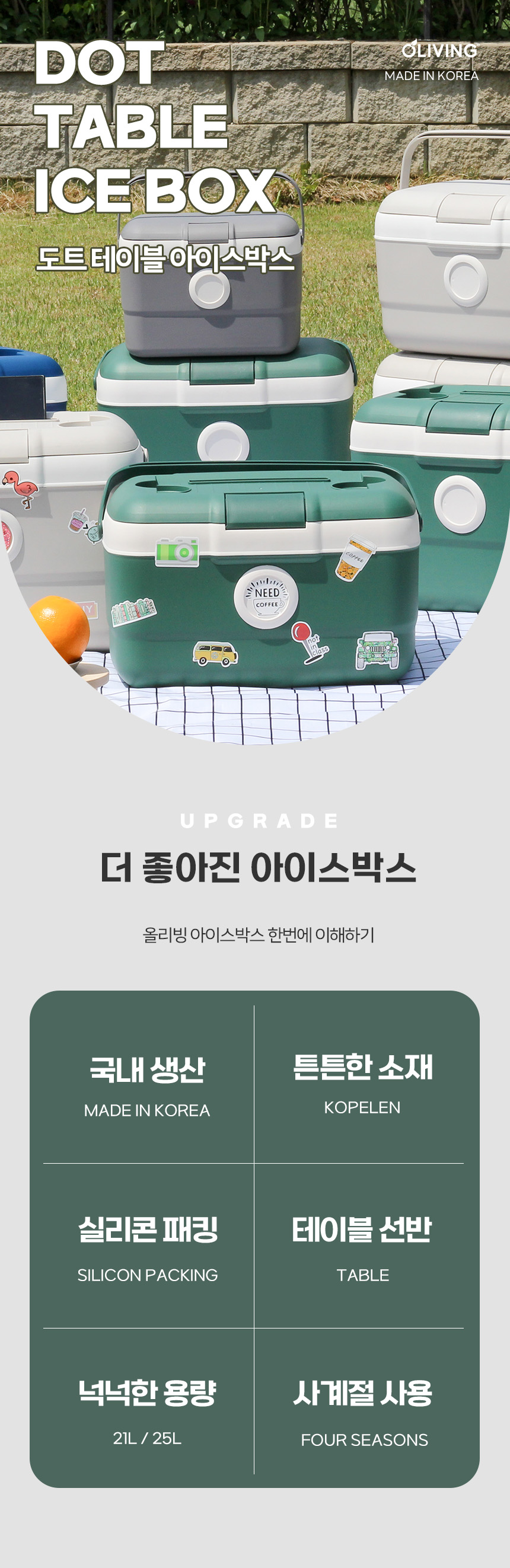 캠핑 피크닉 필수 아이스박스 도트 쿨러백 상세 이미지 30